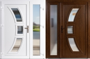 Dvojkrdlov vchodov dvere 3D 5901, Dovntra-Skladom